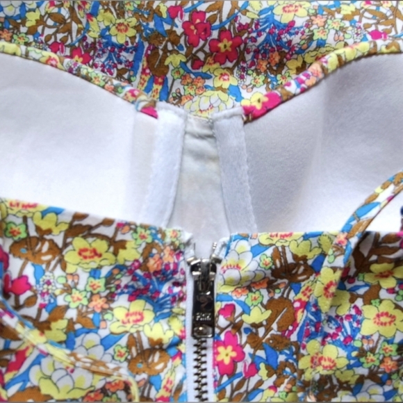 🩷💛Gifted💛🩷 PINK Victoria's Secret Floral Sweetheart Strap Sundress 2XHP - Picture 13 of 16